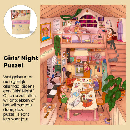 GIRLS'NIGHT puzzel | Puzzle in a bag