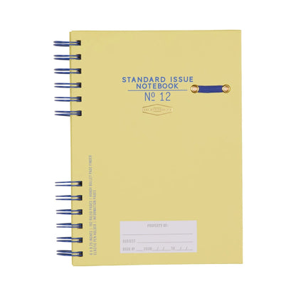 Standard issue notebook Nr.12 - Cobalt & Citron | Designworks Ink