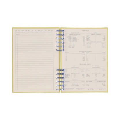 Standard issue notebook Nr.12 - Cobalt & Citron | Designworks Ink