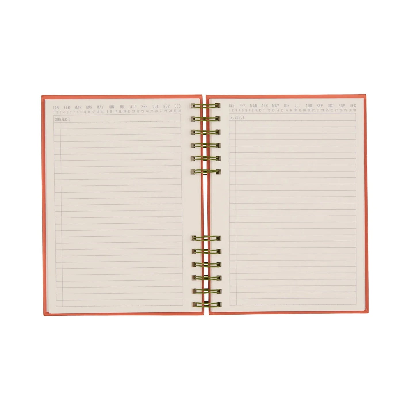 Standard issue notebook Nr.12 - Army Green & Chili | Designworks Ink