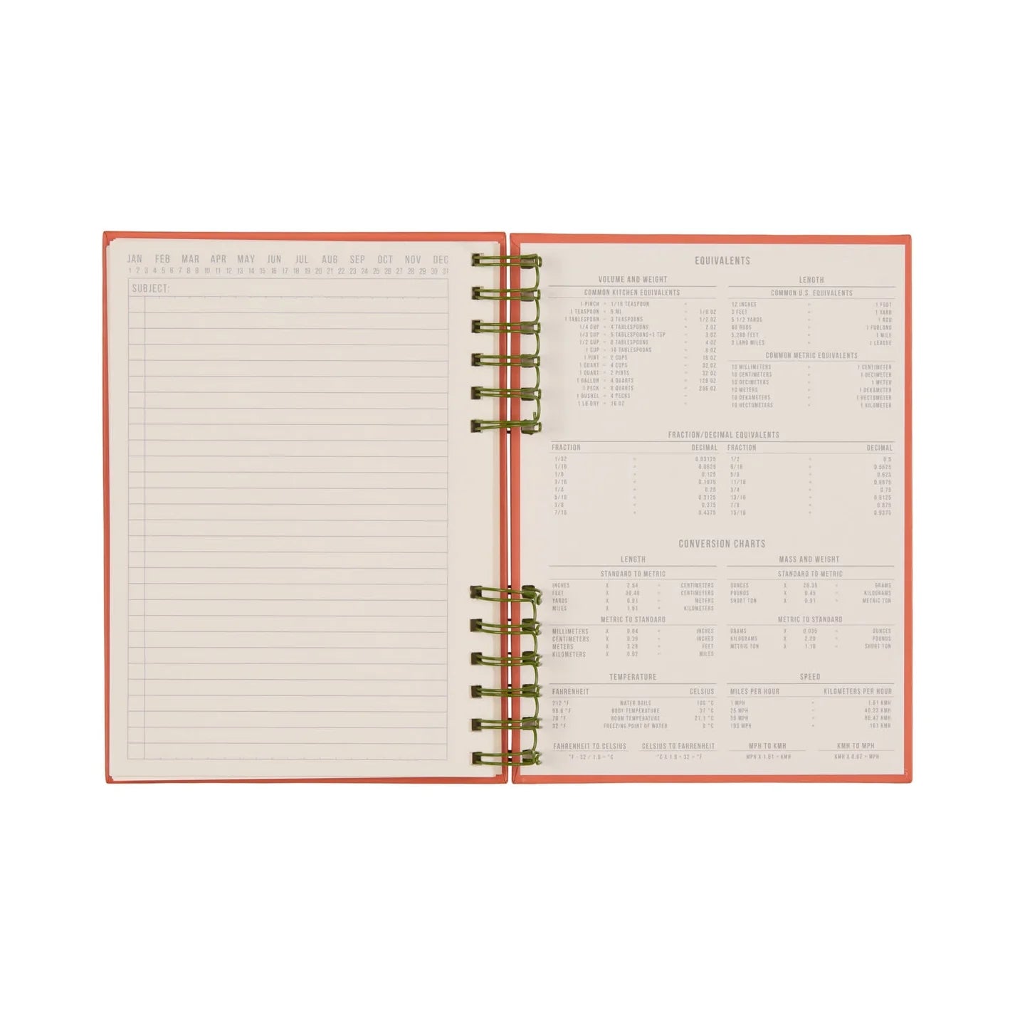Standard issue notebook Nr.12 - Army Green & Chili | Designworks Ink
