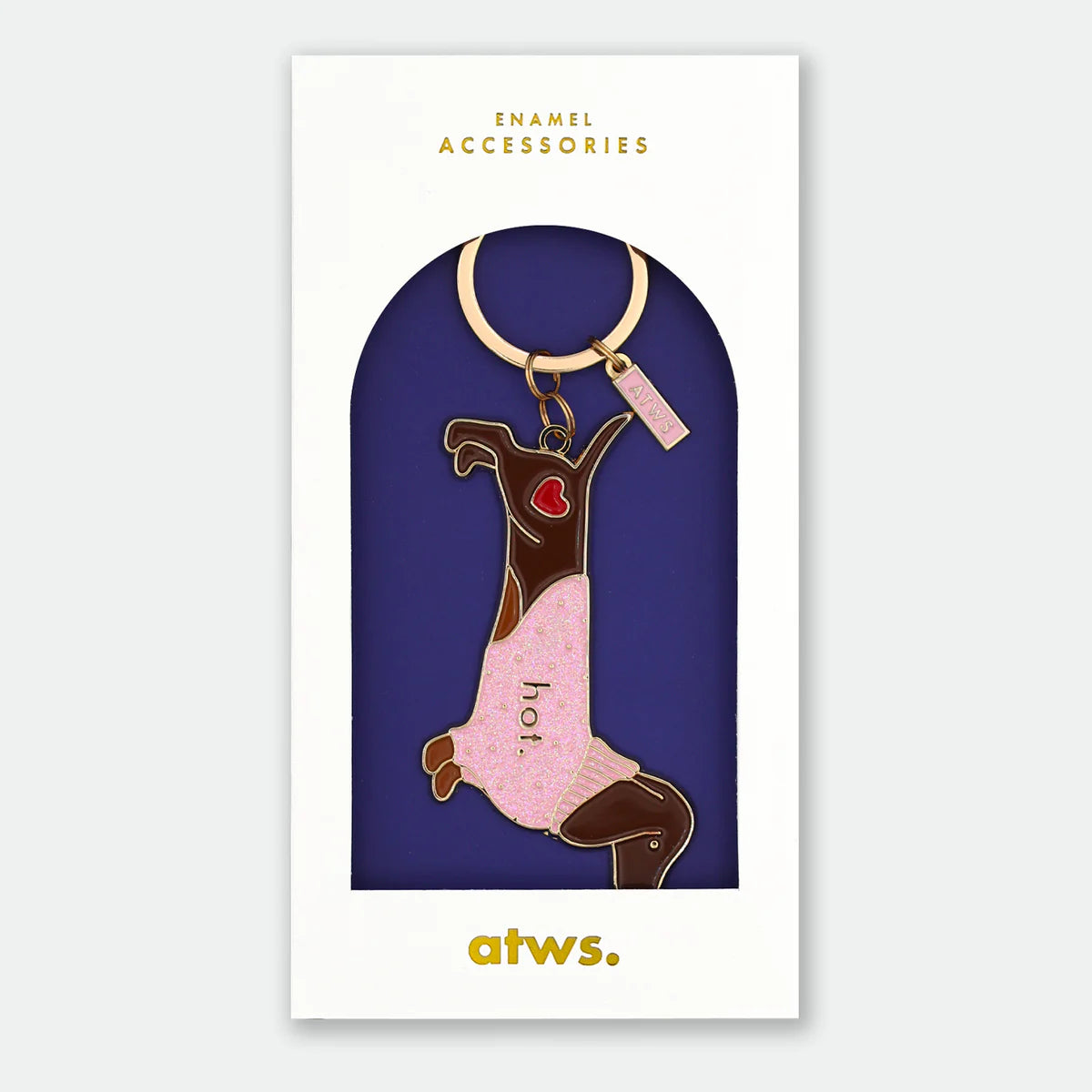 Hot Dachshund - Keychain | All the ways to say