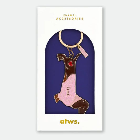 Hot Dachshund - Keychain | All the ways to say