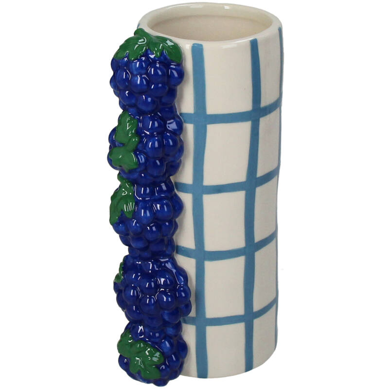 Vaas druif - blauw | Kersten - de inKijk