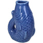 Vaas vis - blauw | Kersten - de inKijk