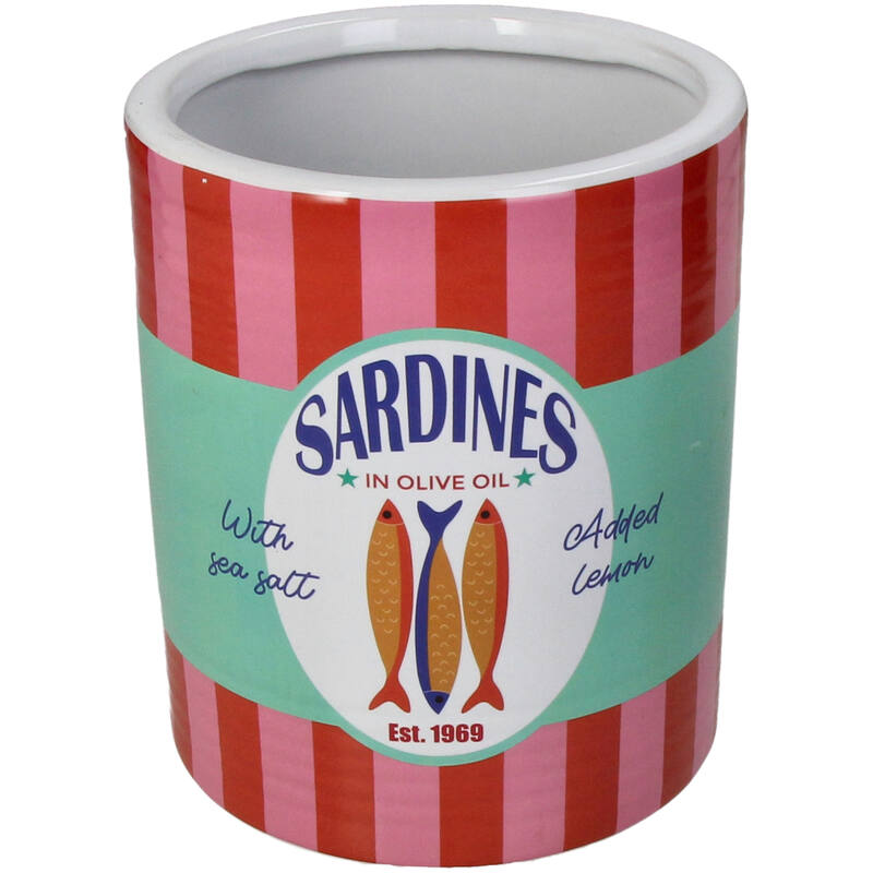 Bloempot blik sardines - Kersten