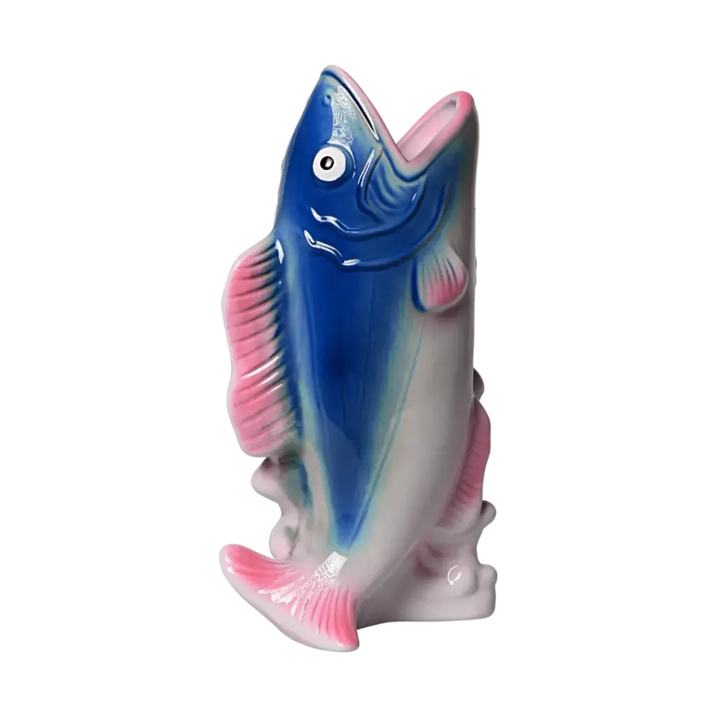 Vase Fish - Blue/Pink | Kitsch Kitchen