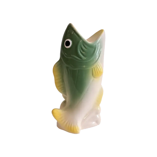 Candle Holder Fish - Green/Yellow | Kitsch Kitchen