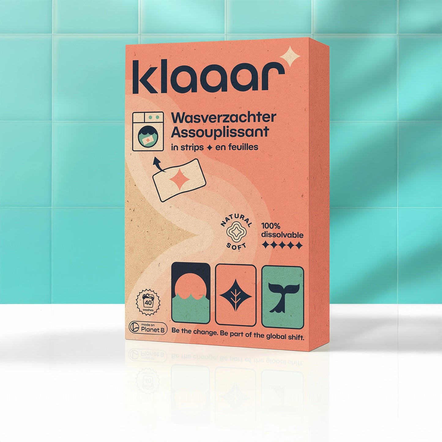 Klaaar wasverzachters - 40 wasbeurten | Wondr Care