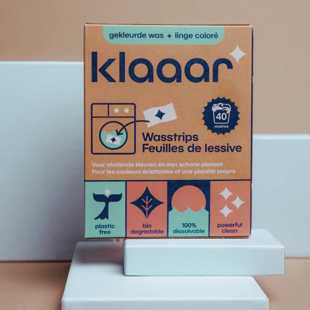 Klaaar wasstrips voor gekleurde was ( 40 wasbeurten ) | Wondr Care - de inKijk
