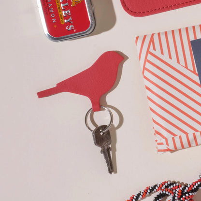 Keyring - mini tweet - Coral | Keecie