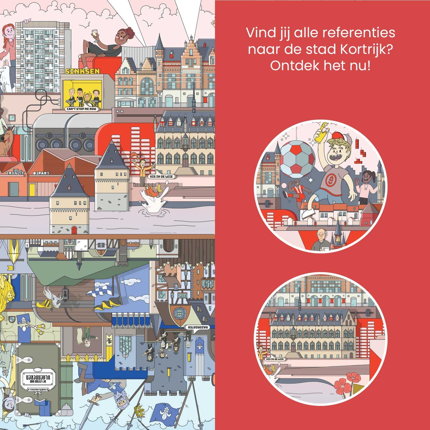 KORTRIJK puzzel | Puzzle in a bag