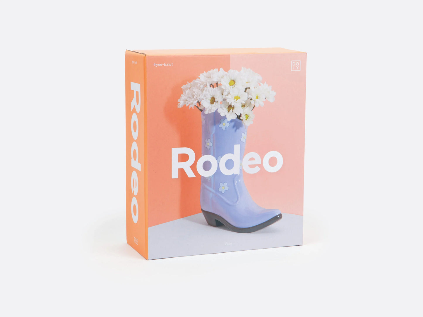 Vase rodeo cowboy boot - lilac | Doiydesign