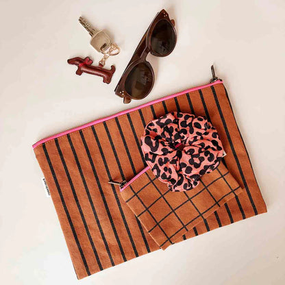 Purse - Marie - Ginger School Check | Rose in April