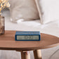 Blauwe digitale flip wekker Lexon