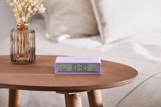 Digitale wekker Flip Classic - Light Purple | Lexon