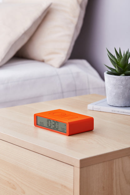 Digitale wekker Flip Classic -Orange | Lexon