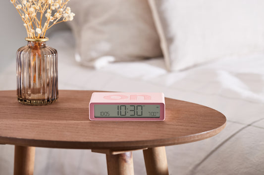 Digitale wekker Flip Classic - Pink | Lexon