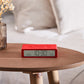 Rode digitale flip wekker Lexon