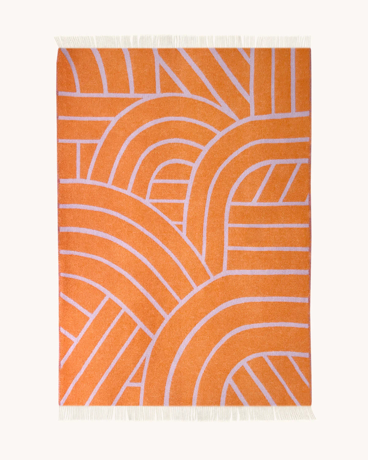 Lines Plaid - Lilac Orange | Maison Deux
