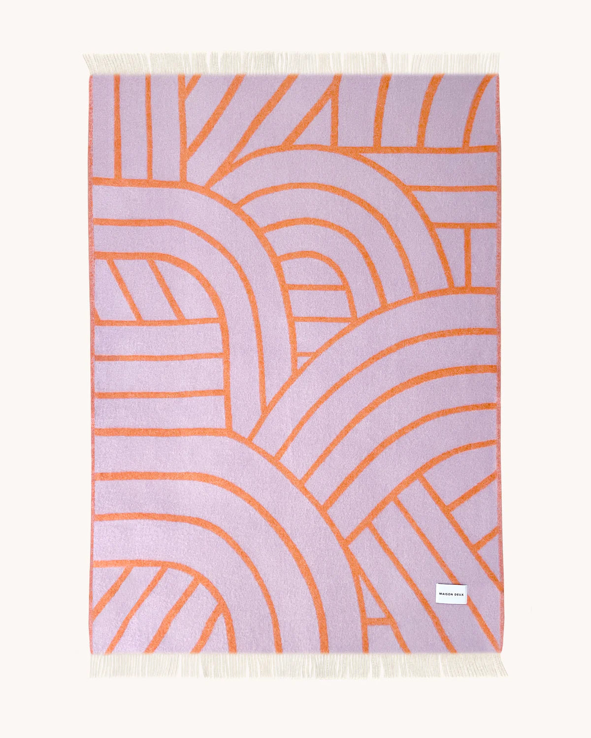 Lines Plaid - Lilac Orange | Maison Deux