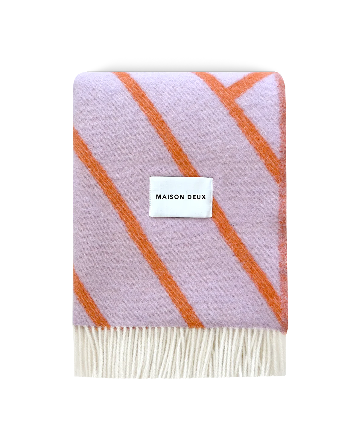 Lines Plaid - Lilac Orange | Maison Deux