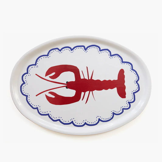 Lobster -  Oval Serving Tray | BLU KAT