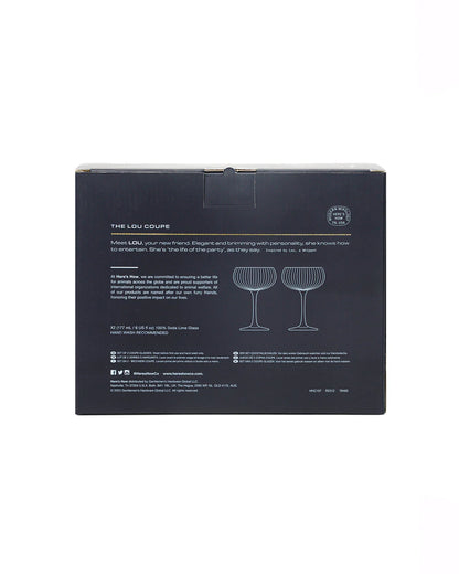Lou Coupe Glasses - Blue - set van 2 | Here's How - de inKijk