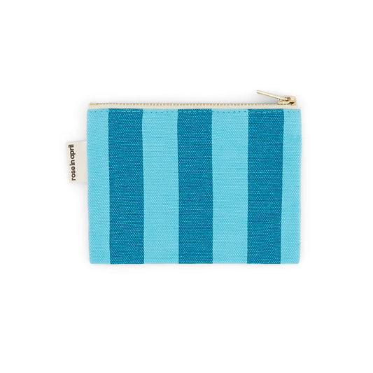 Purse - Marie - Stripes Tahitian/Capri Blue | Rose in April