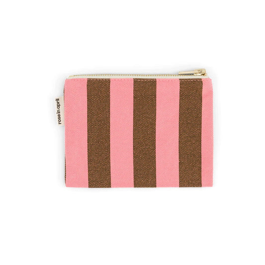 Purse - Marie - Funky Pink/Olive Stripes | Rose in April
