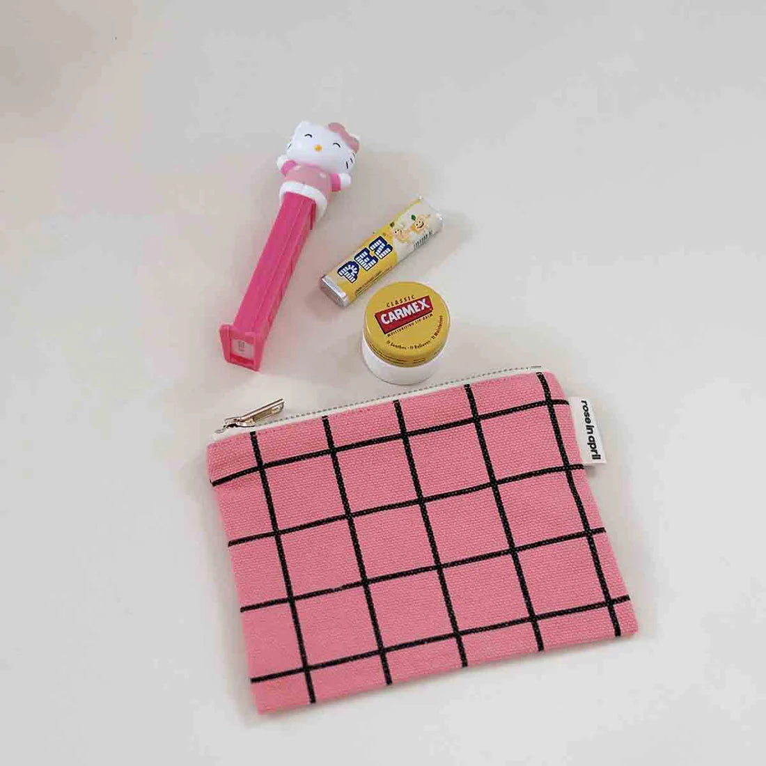 Purse - Marie - Funky Pink School Check | Rose in April