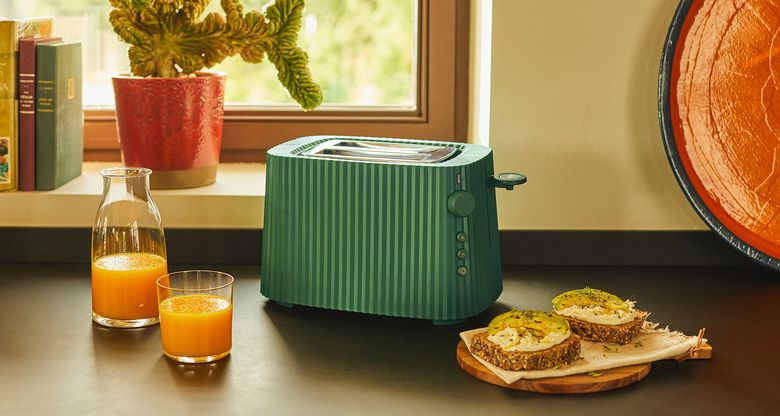 Toaster - groen - plissé | Alessi