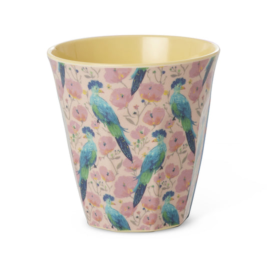 Beker - Zacht roze - Exotic Bird Print | RICE