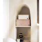 Top fit medium high - basket with bamboo cover - champagne | Handed By - de inKijk