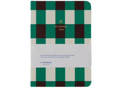 A6 My Journal 2026 - Checkered | A-Journal