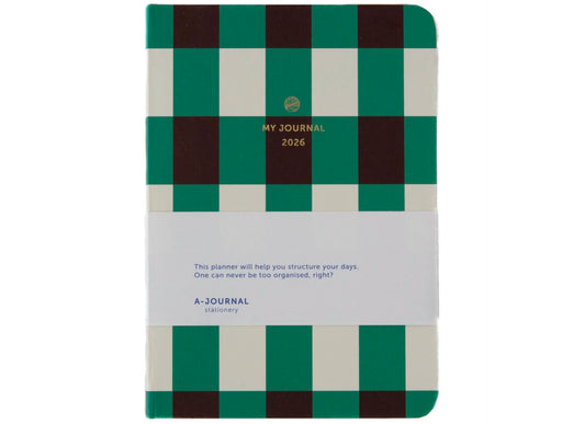 A6 My Journal 2026 - Checkered | A-Journal