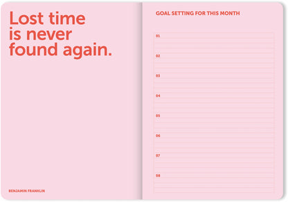 Spiral Organiser 2026 - Coral | A-Journal