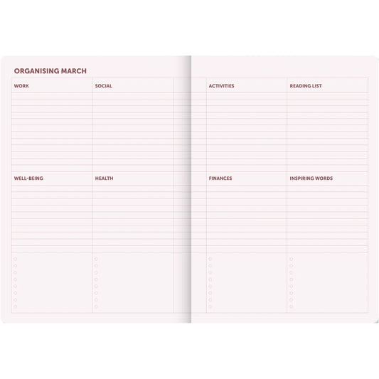 Organizer 2027 - Bordeaux/Pink | A-Journal