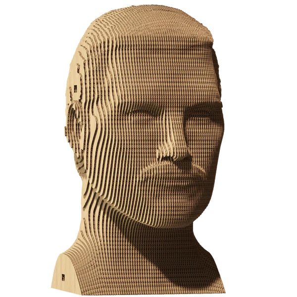 3D Cardboard Sculpture Puzzle - Freddie Mercury | Cartonic