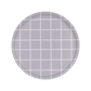Checks & Stripes tray - grey - 35 cm | Muurla - de inKijk