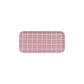 Checks & Stripes tray - pink - 27x13 cm | Muurla - de inKijk