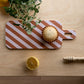 Chop & Serve board Stripes - amber/grey - 13x33 cm | Muurla - de inKijk