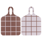 Chop & Serve board Checks - brown/beige - 30x44 cm | Muurla - de inKijk