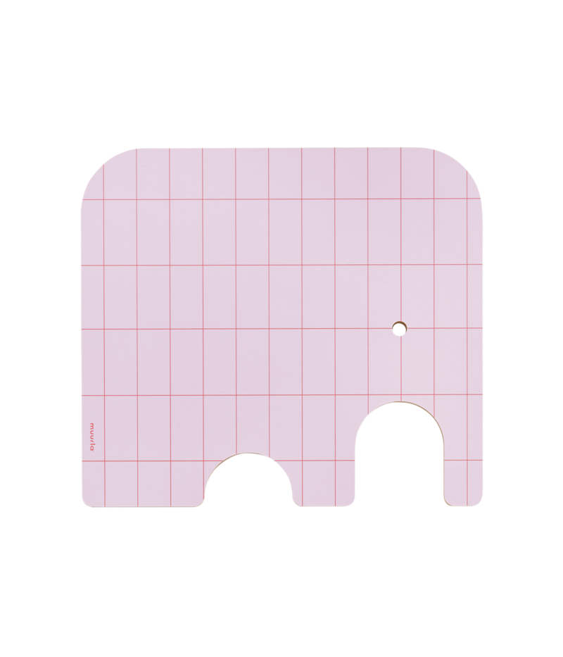 Chop & serve board Elephant - Pink - Medium | Muurla - de inKijk