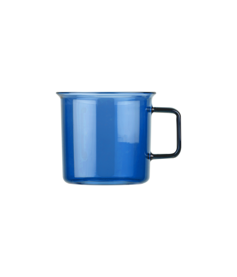 Glass mug - blue - 3,5dl | Muurla - de inKijk