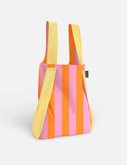 Rugzak en schoudertas in één - Vanilla Stripes | Notabag