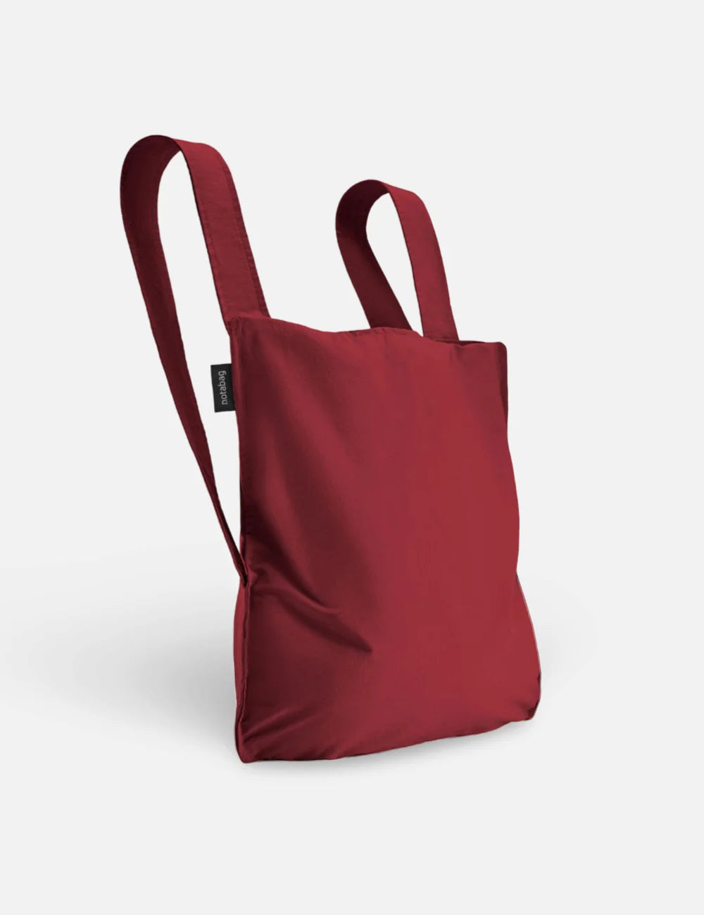 Rugzak en schoudertas in één - Wine Red | Notabag