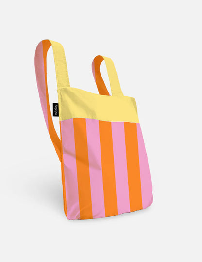 Rugzak en schoudertas in één - Vanilla Stripes | Notabag