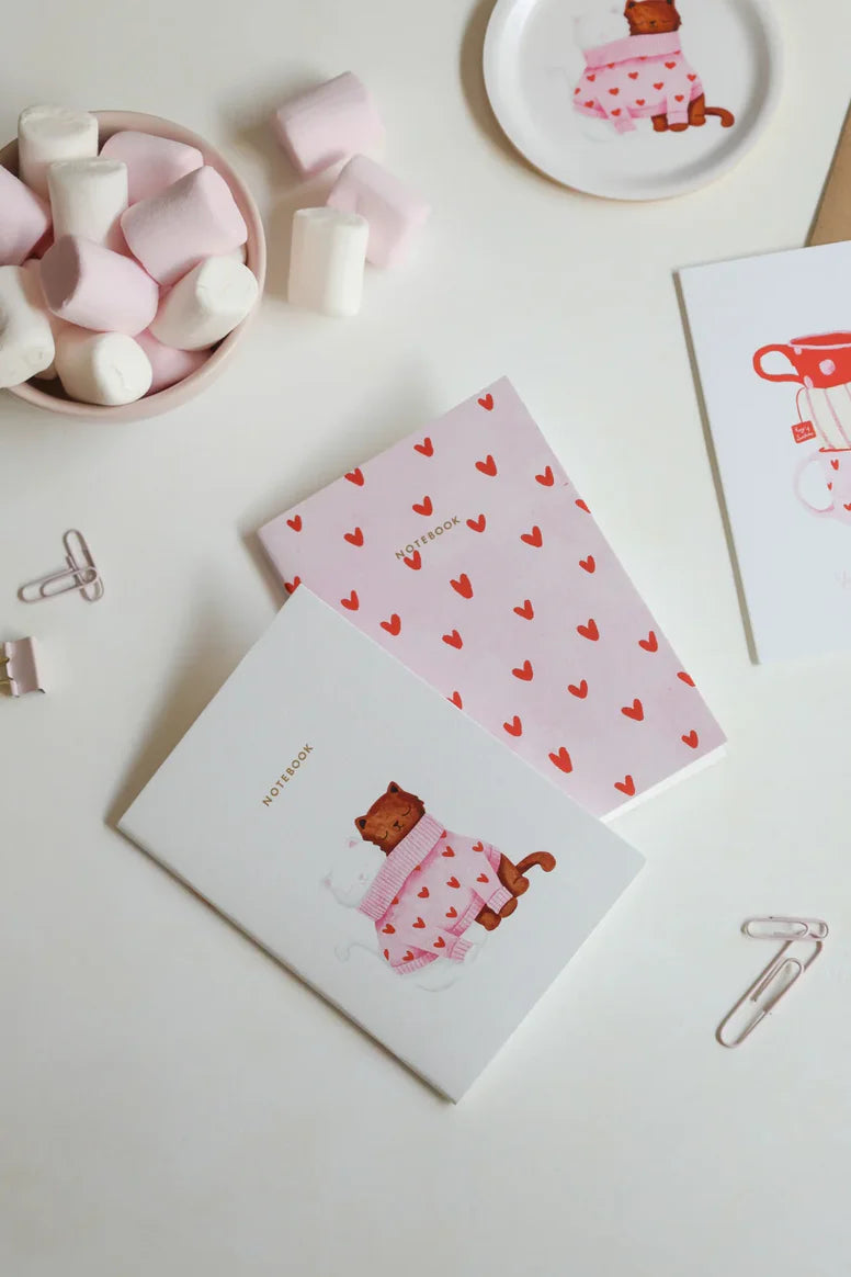 Duo Together Cats - Pocket Notebook A6 | All the ways to say