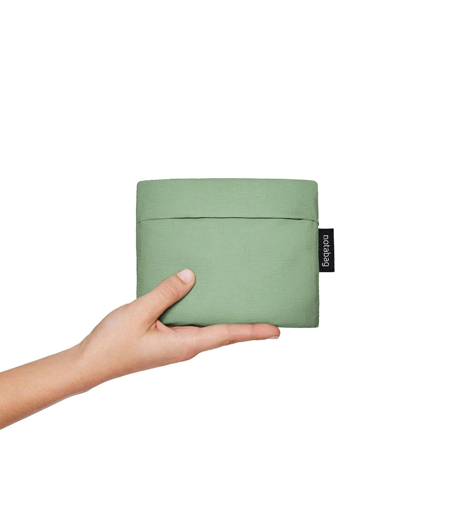 Rugzak en schoudertas in één - olive | Notabag recycled